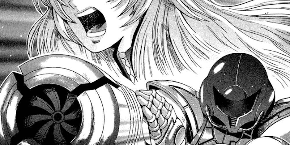 Manga Metroid Samus Aran Attacks