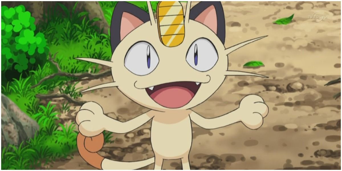 Meowth is conversing with someone