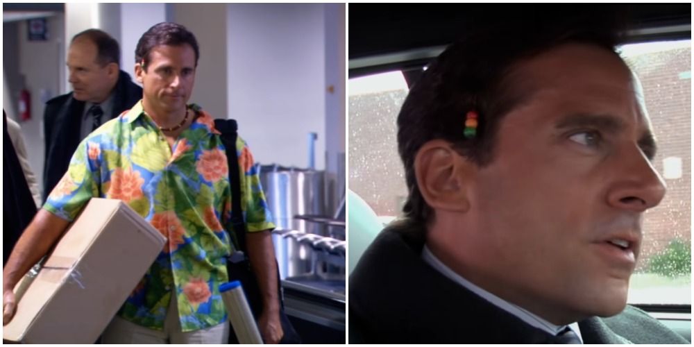 Michael Scott Vacation Outfit and Close Up