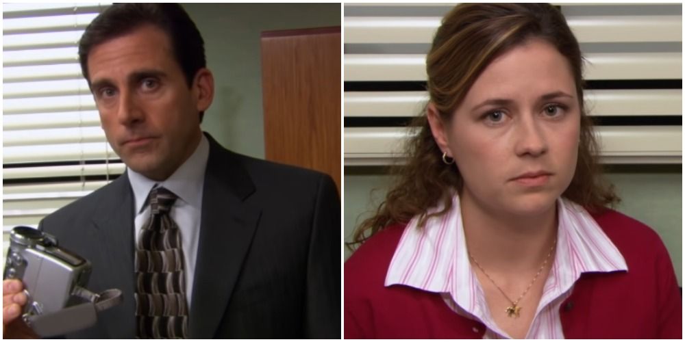 Michael Scott and Pam Beesly The Office