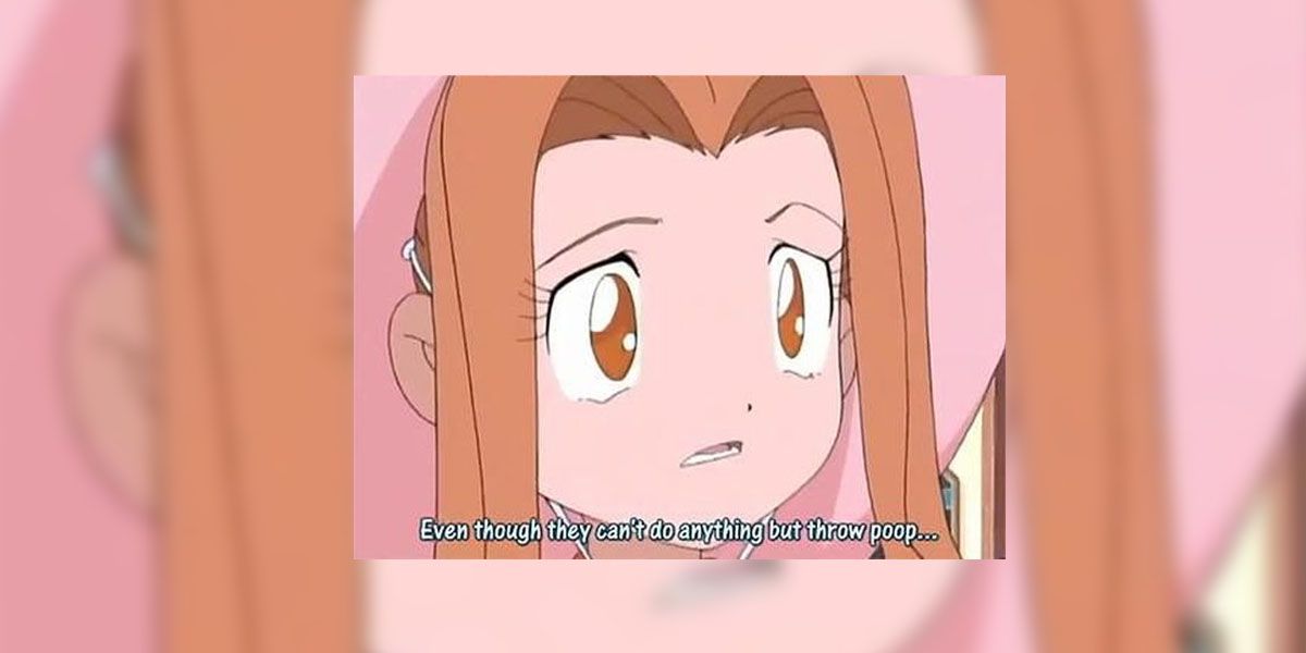 Mimi Tachikawa watches Numemon fight