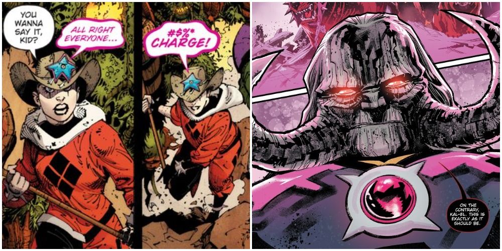 Motorhead references from Harley Quinn and Darkseid