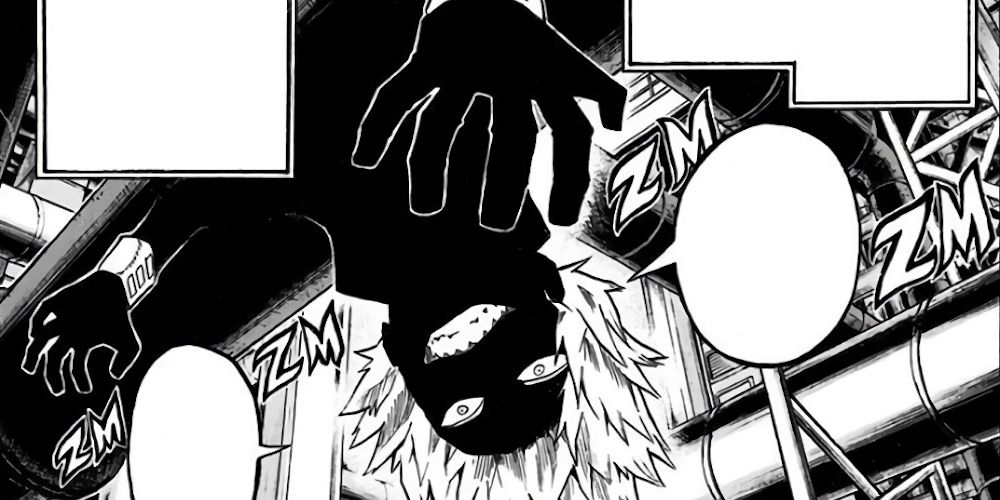 Manga My Hero Academia Vantablack Hanging Scary