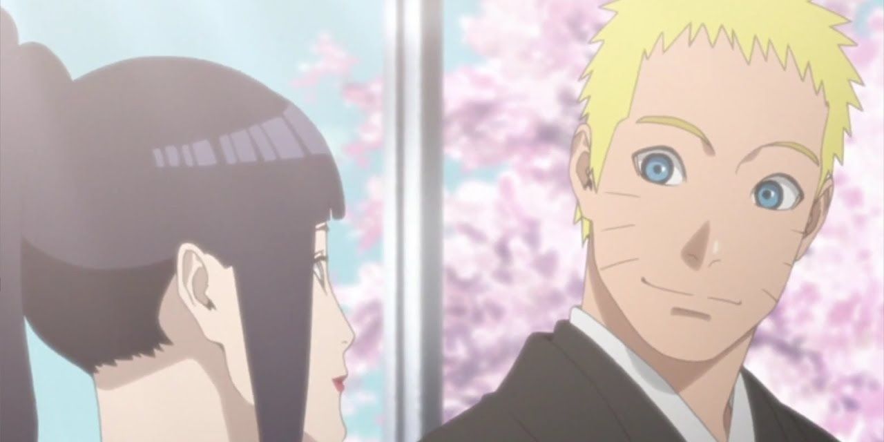Naruto and Hinata On Their Wedding Day