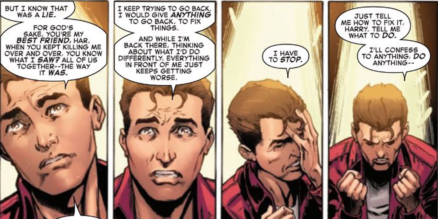 Peter Parker confesses everything