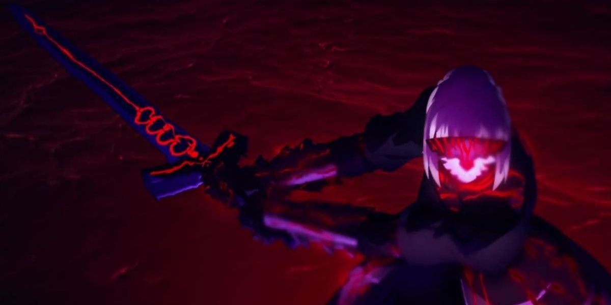 Saber Alter Fighting In Fate Stay Night Heavens Feel Anime