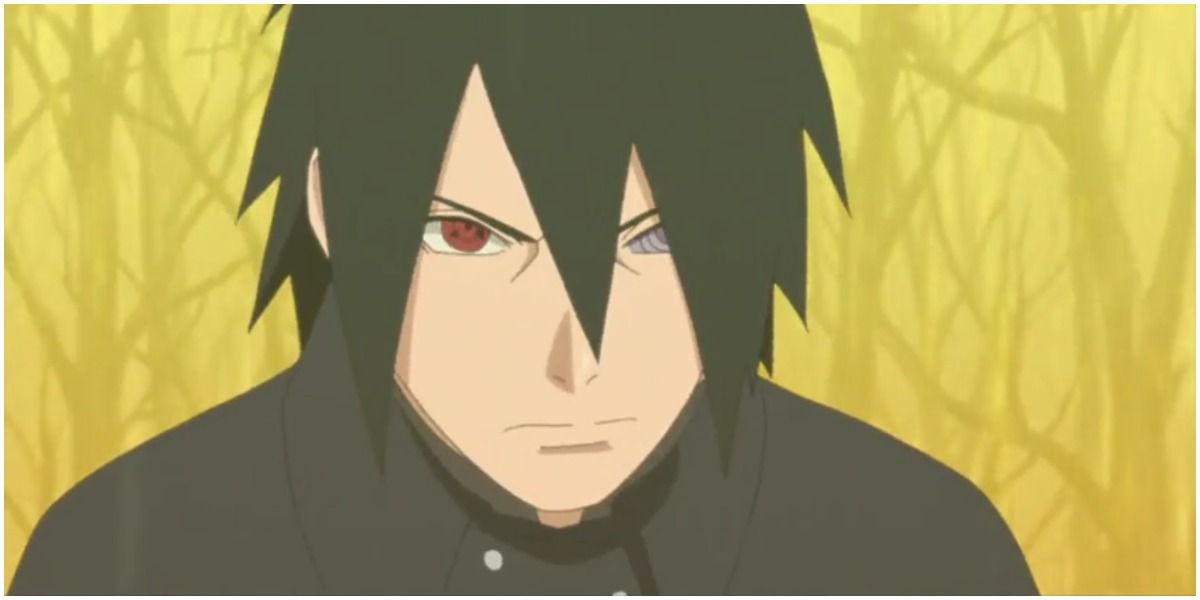 Sasuke looks angry