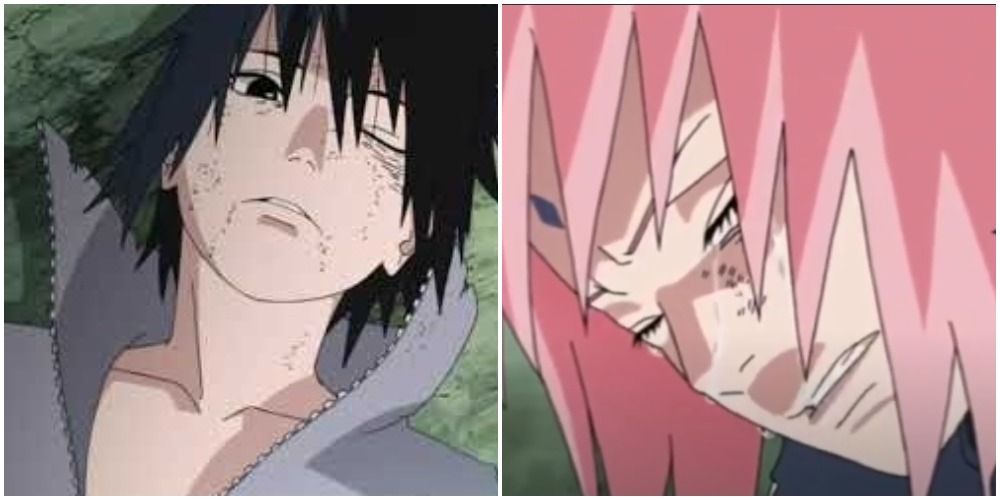 Sasuke Apologizes To Sakura As She Heals Him Naruto Shippuden Anime