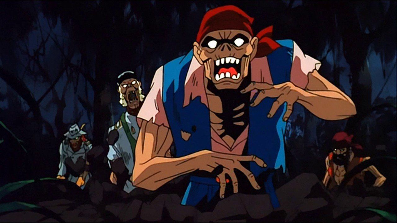 Zombies from Scooby Doo on Zombie Island