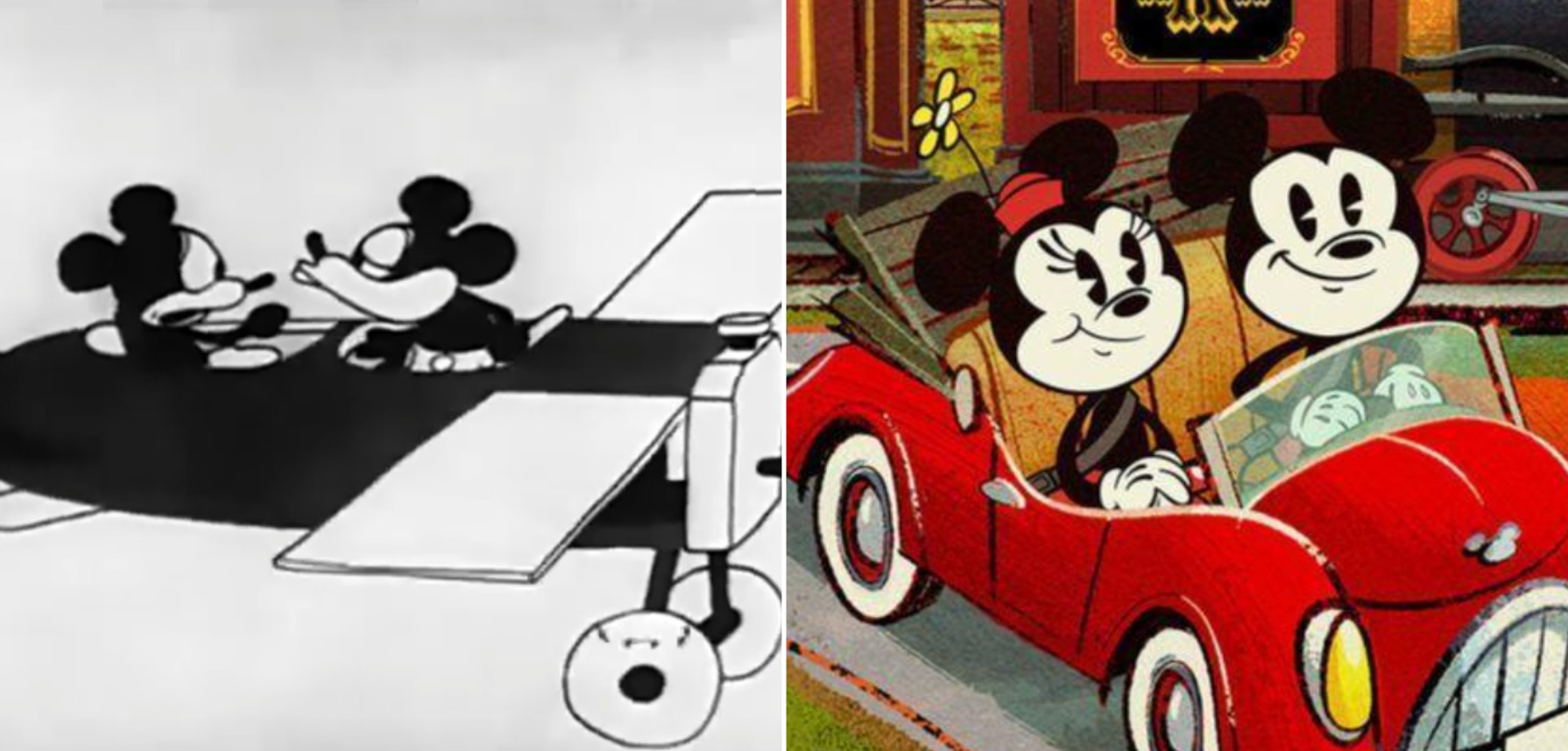 Disney mickey and minnie relationship comparison