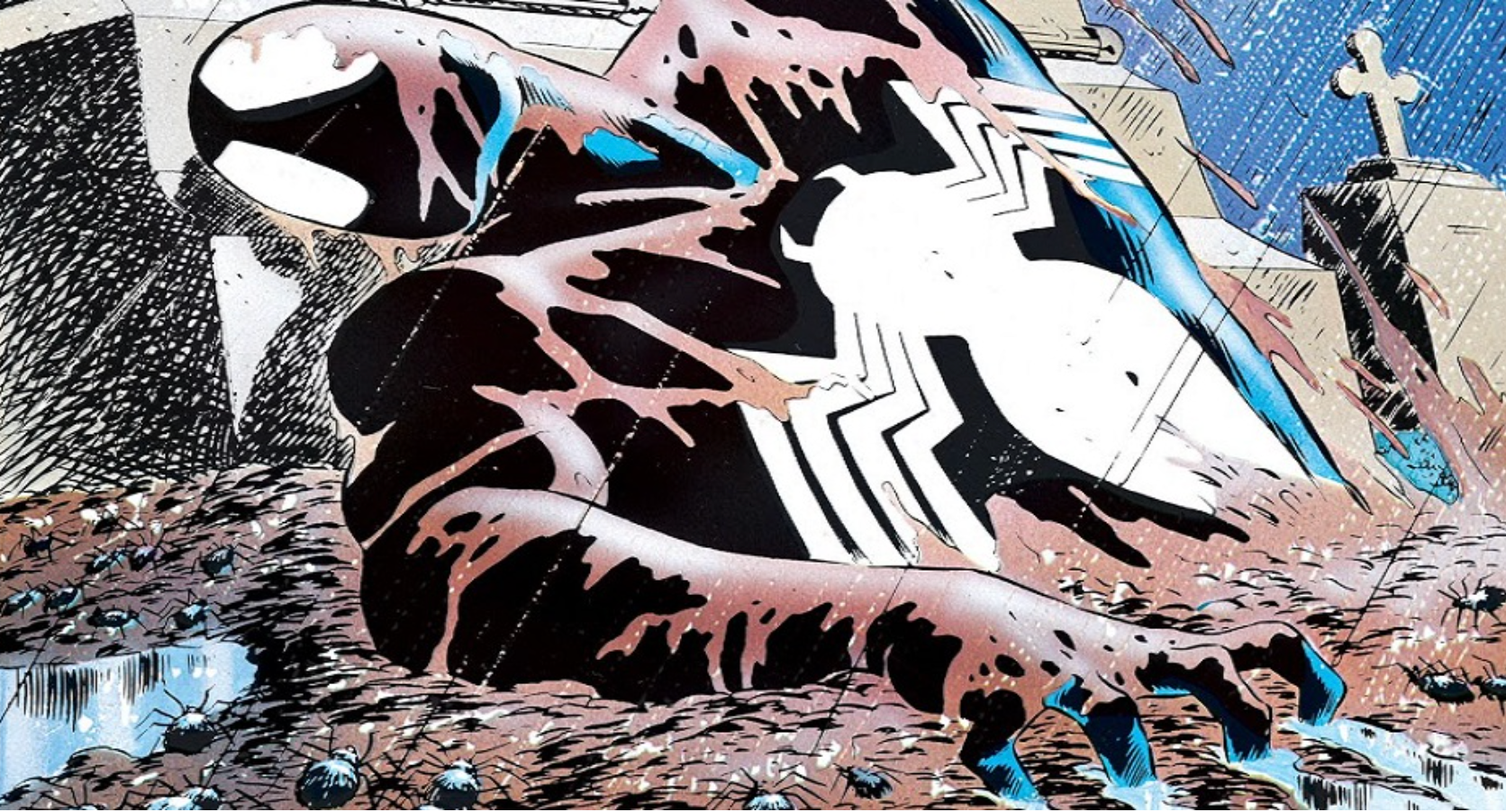 Kraven, o caçador, enterra o Homem-Aranha seis pés abaixo em Homem-Aranha: a última caçada de Kraven