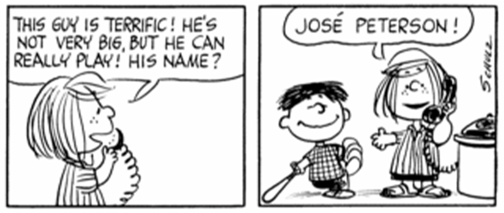 Peppermint Patty Introduces Jose Peterson