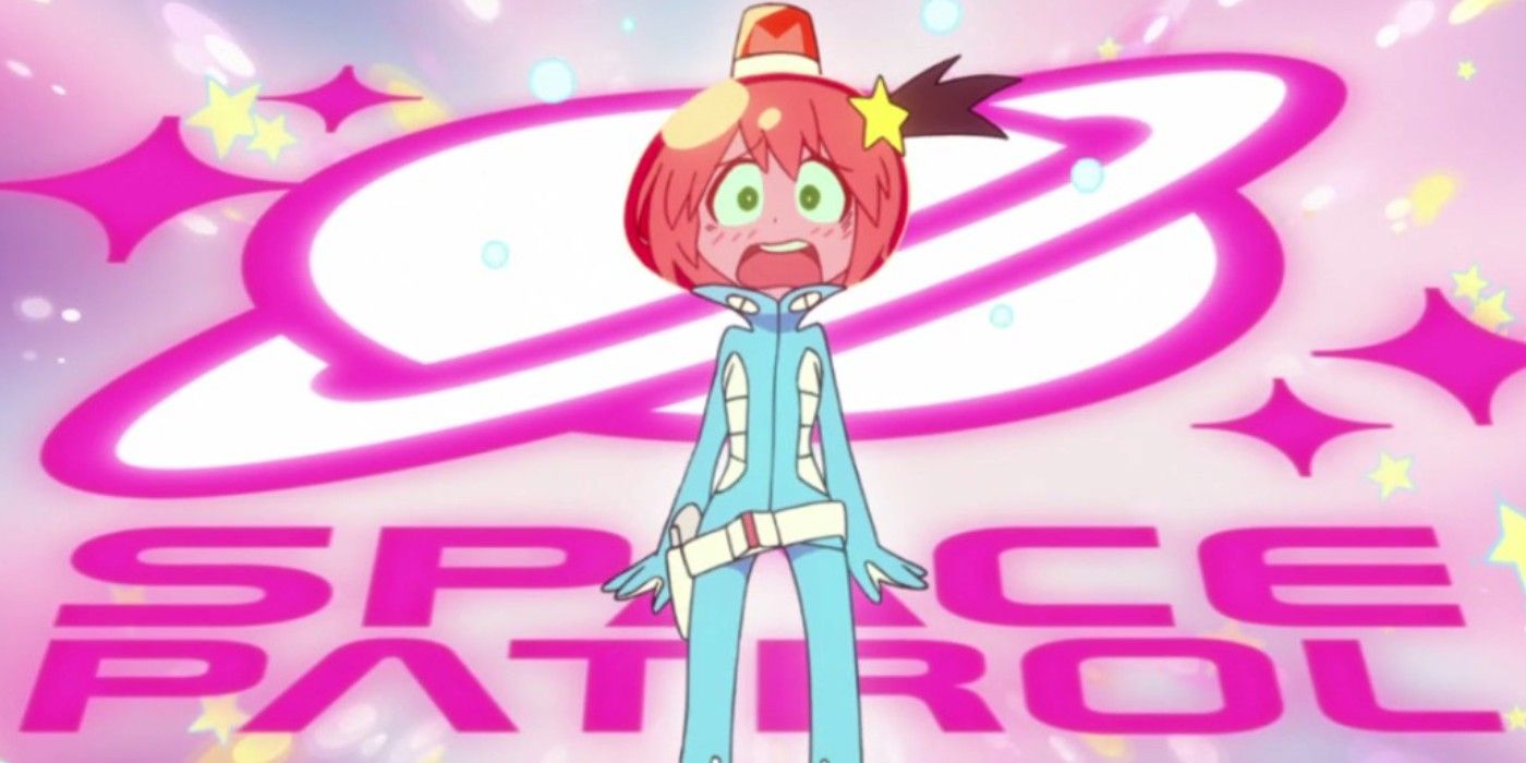 Anime Space Patrol Luluco shocked