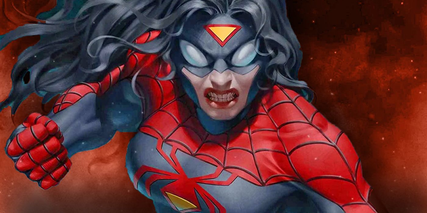 Spider-Woman in her new costume