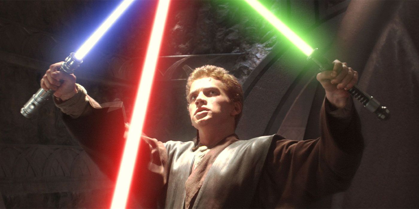Star Wars Anakin Skywalker in Attack of the Clones.