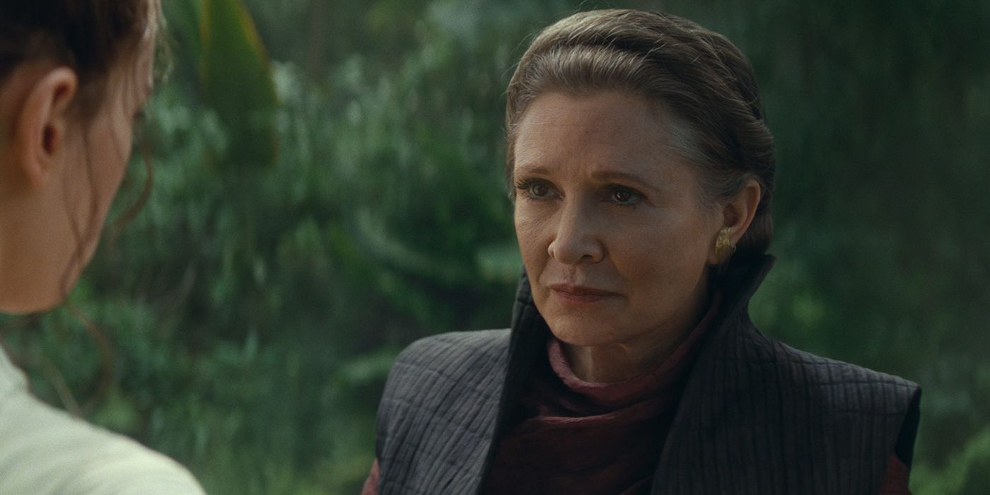 Leia talks to Rey in Star Wars: The Rise of Skywalker