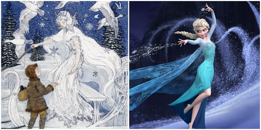 The Snow Queen and Elsa Frozen
