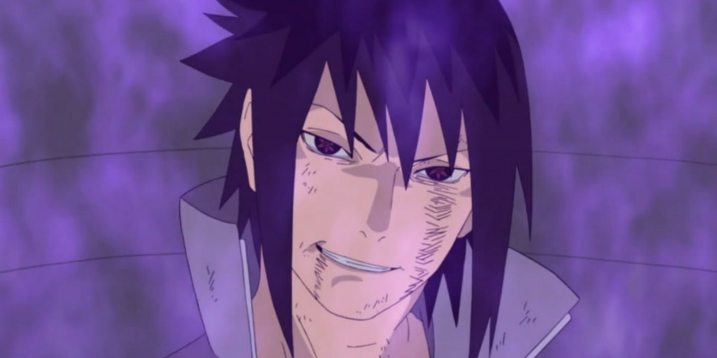 Sasuke Uchiha is using Susano in Naruto