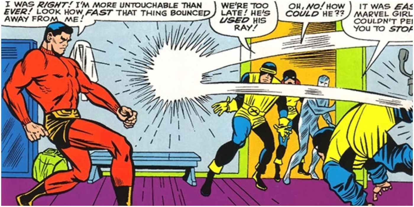 Marvel Unus The Untouchable fighting the X-Men.