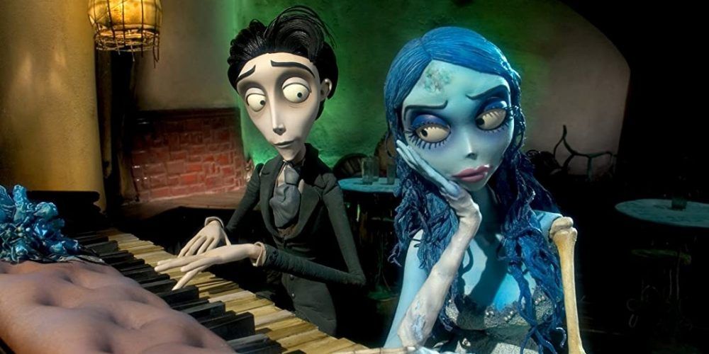 Victor and Emily sitting at a piano in Corpse Bride Cropped