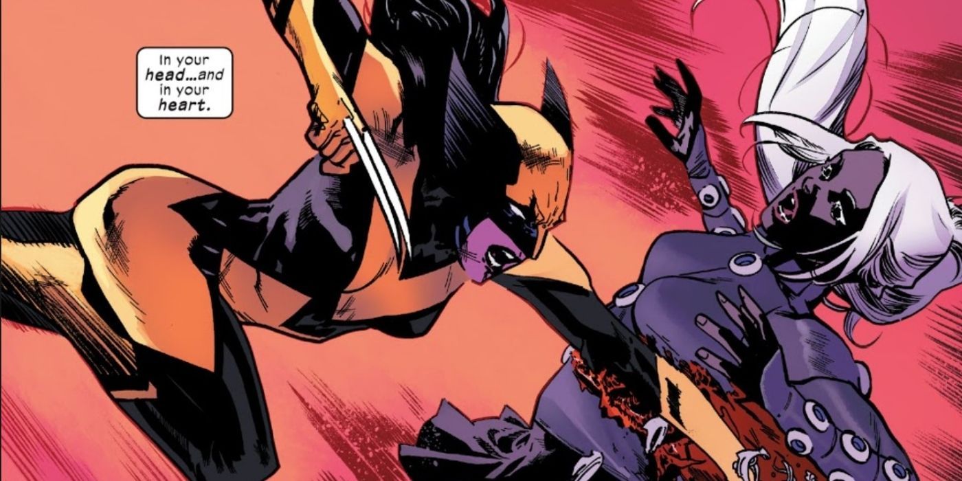 X-Men #18. Laura Kinney Wolverine X-23 kills Serafina and the Children of the Vault