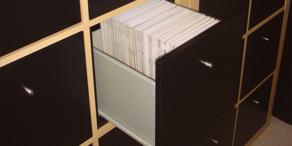 Charlie Whittle's Comic Storage drawers
