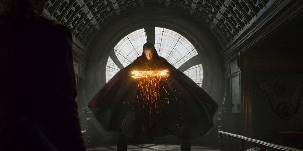Doctor Strange with the cloak