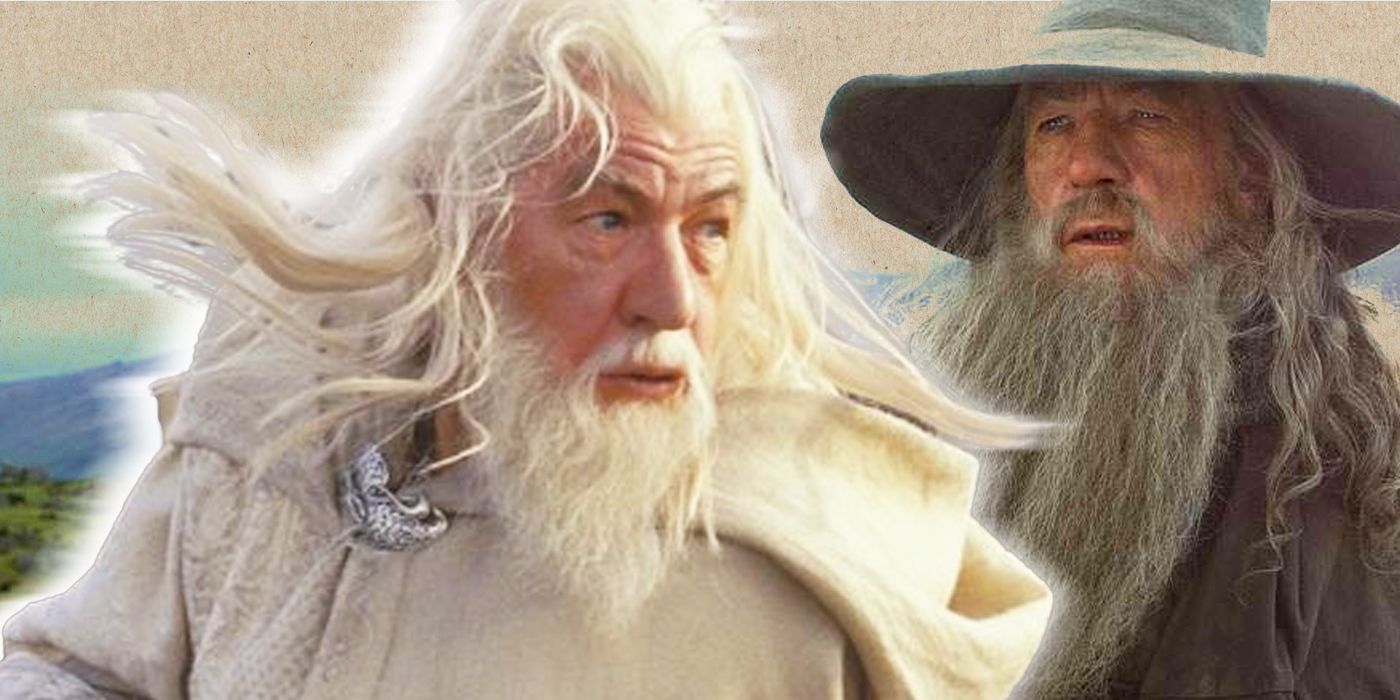 How Lord of Gandalf the Grey & White Are