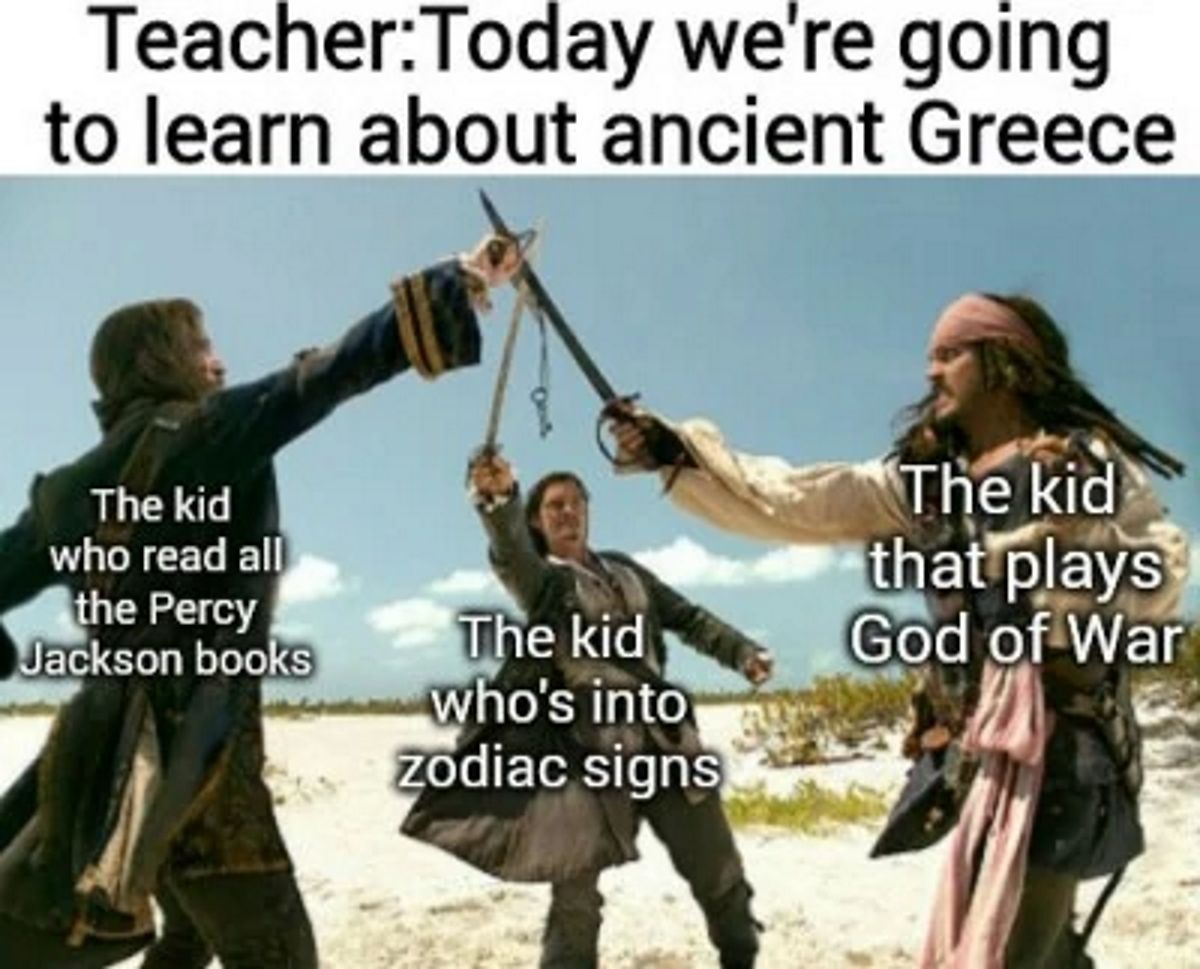 god of war greece meme