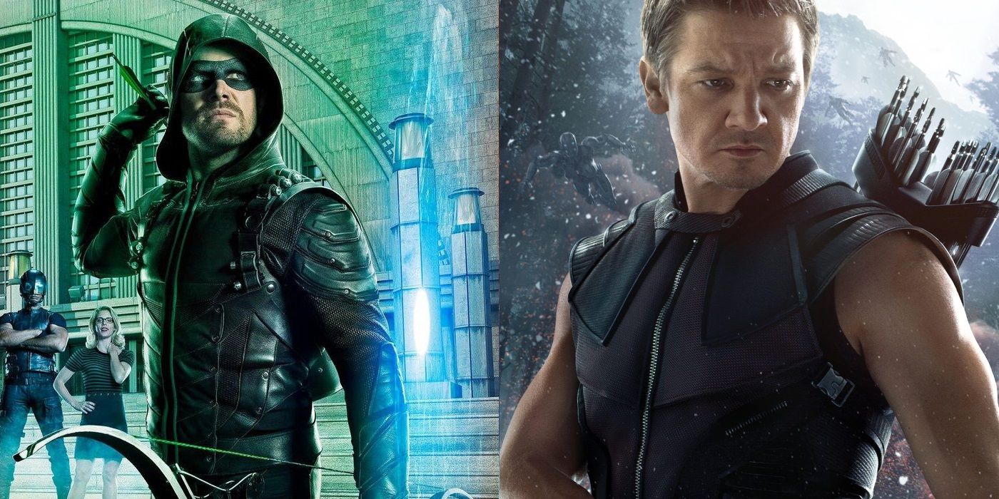 Green Arrow and Hawkeye side by side feature image