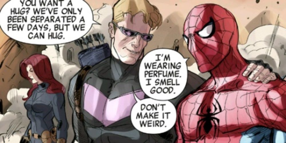 Hawkeye and Spider-Man