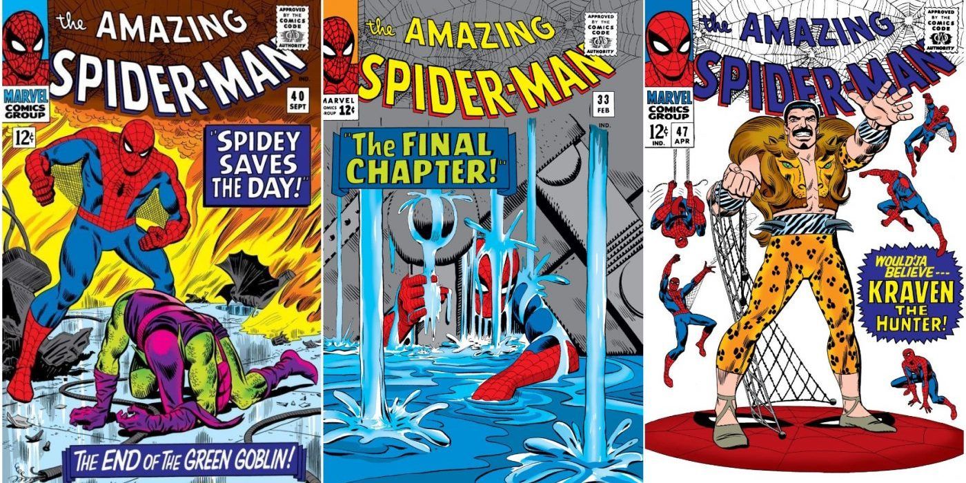 10 Best Spider-Man Comic Covers From The '60s, Ranked