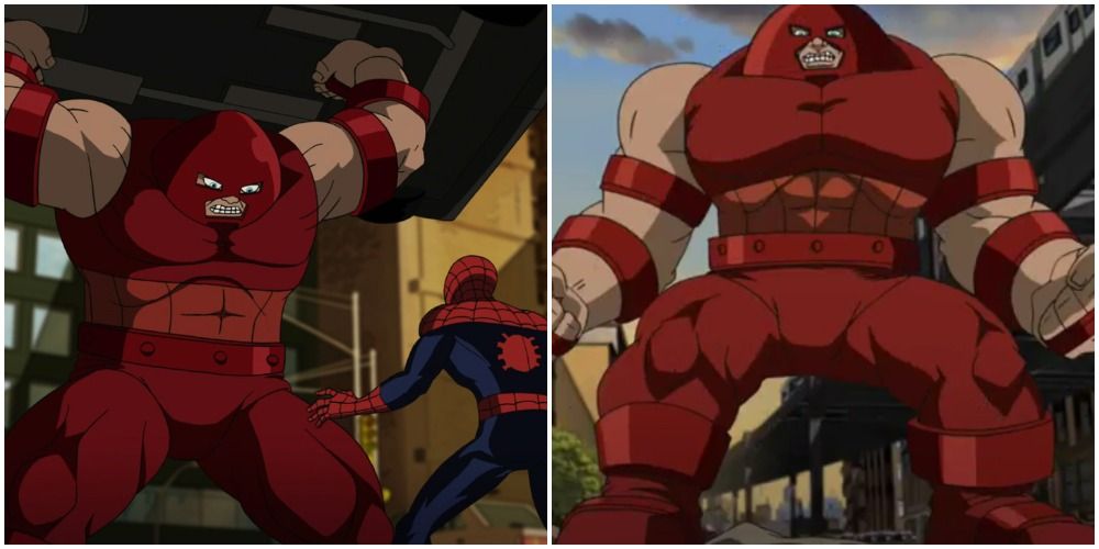 juggernaut spiderman marvel comics