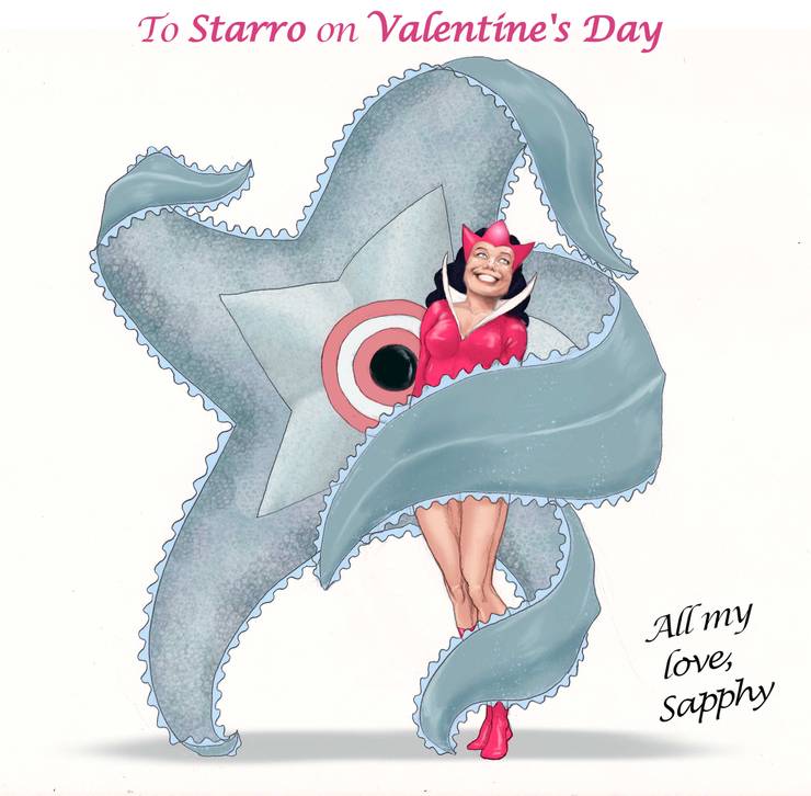 Image result for starro burger valentines card