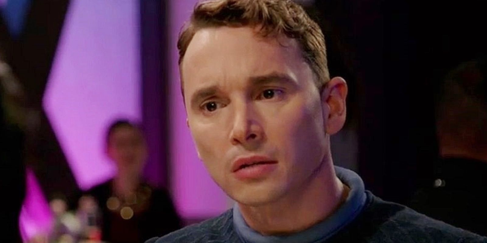 Mark Jackson as a temporarily 'human' Isaac in The Orville