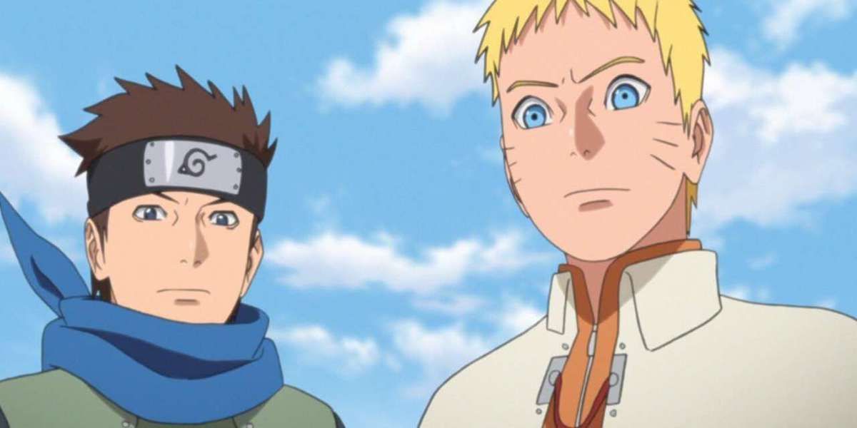 Naruto Uzumaki and Konohamaru Sarutobi