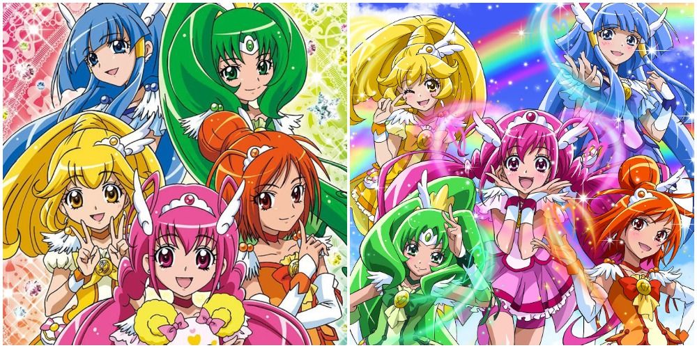 pretty cure anime main characters