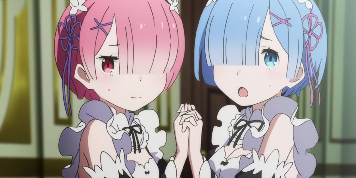rem ram holding hands and being adorable