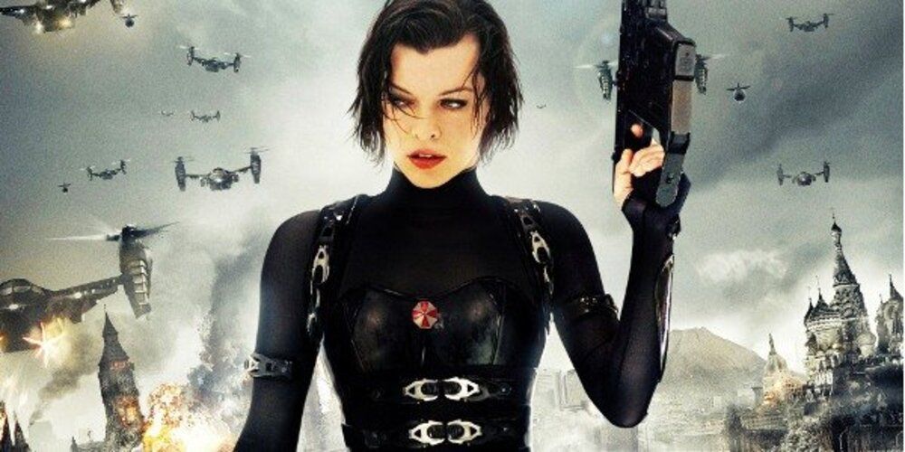 Mila Jovovich as Alice in Resident Evil: Retribution