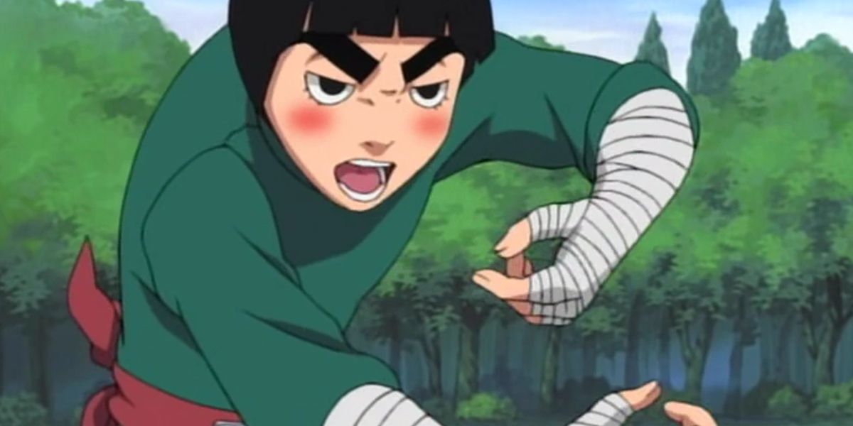 Naruto _ Rock Lee blushing