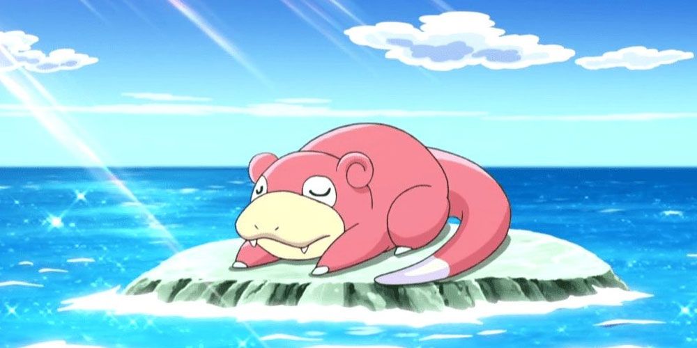 slowpoke sleeping from pokemon
