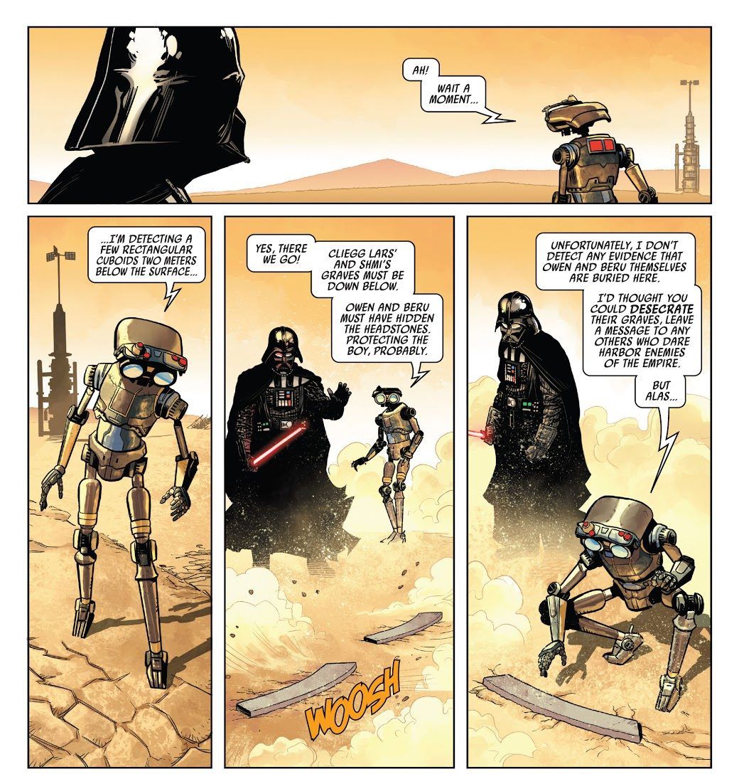 Darth Vader in his comic series