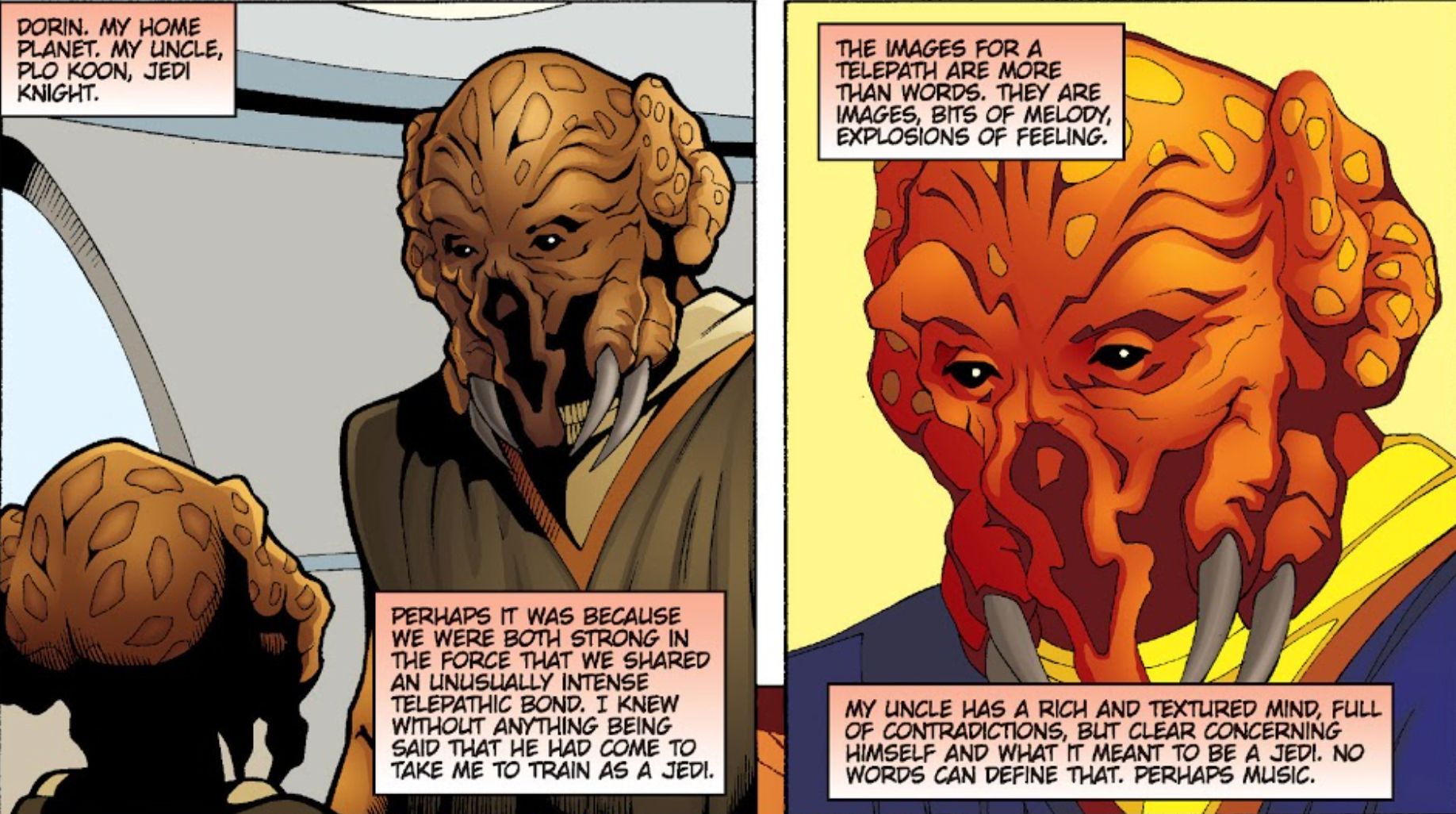 Plo Koon without his mask, from the 2009 comic Star Wars: Purge: Seconds to Die