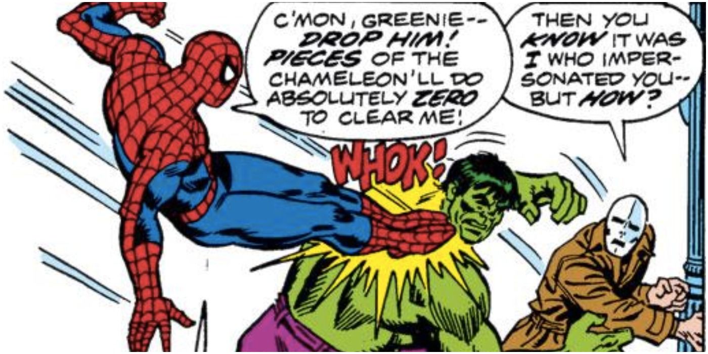 panel from marvel team-up #27