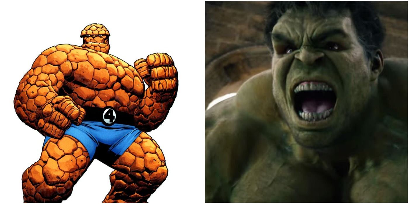 Thing and Hulk MCU Marvel