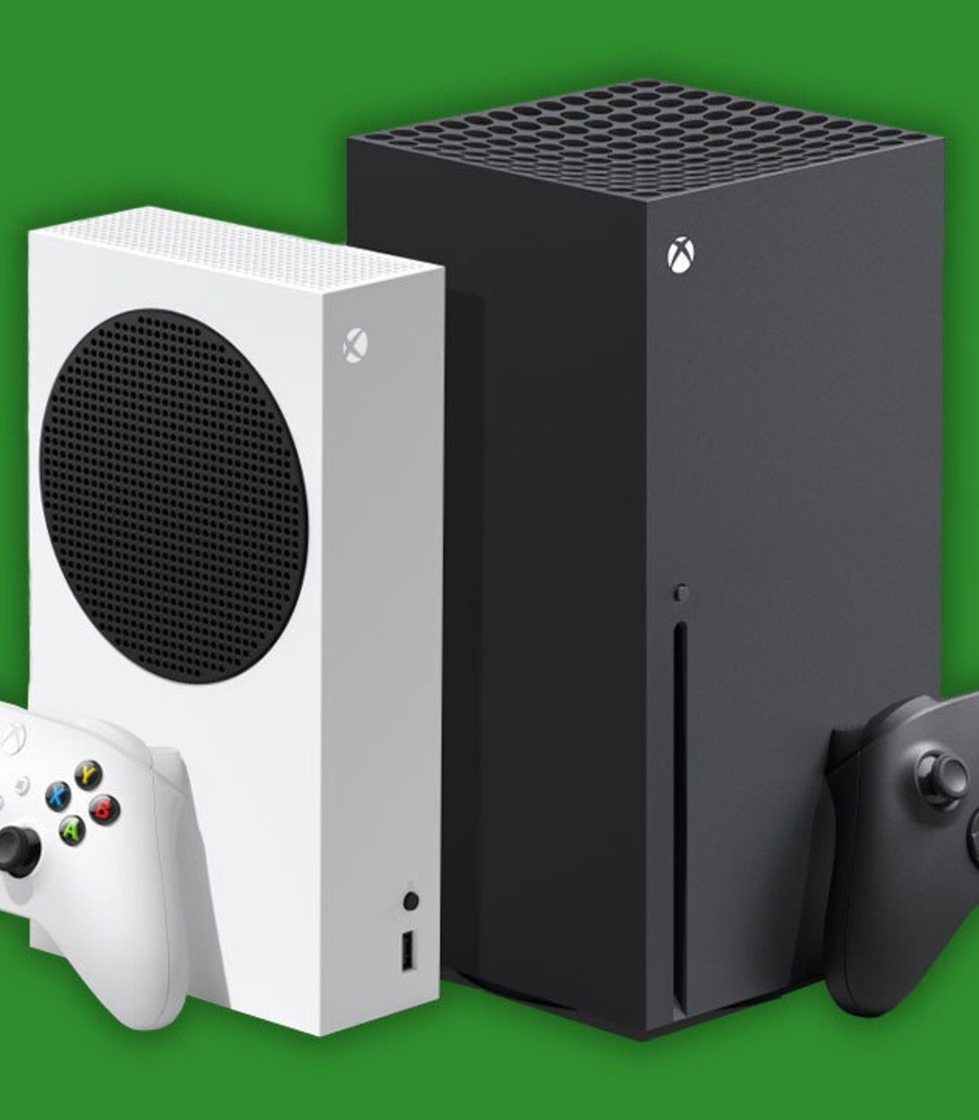 The xbox series s and series x consoles together