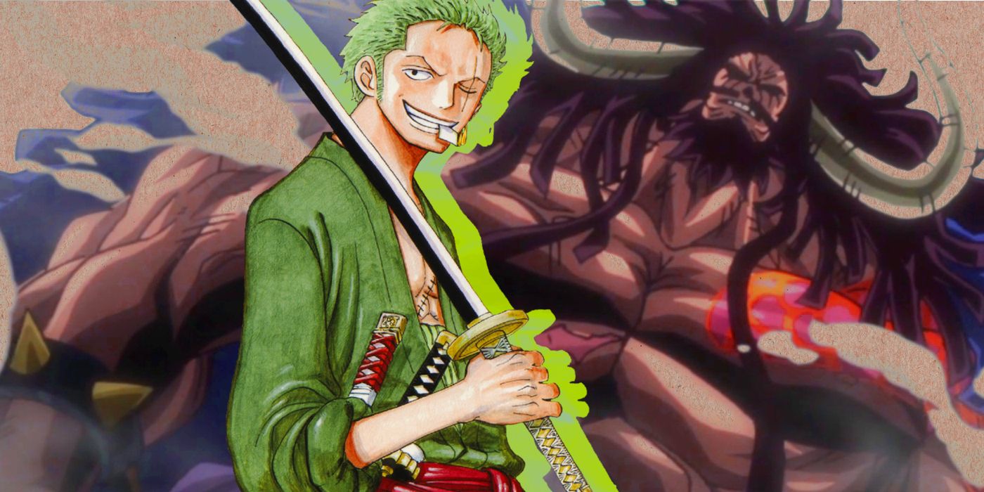 One Piece UP - Zoro com a sua espada após obter a Uo Uo no