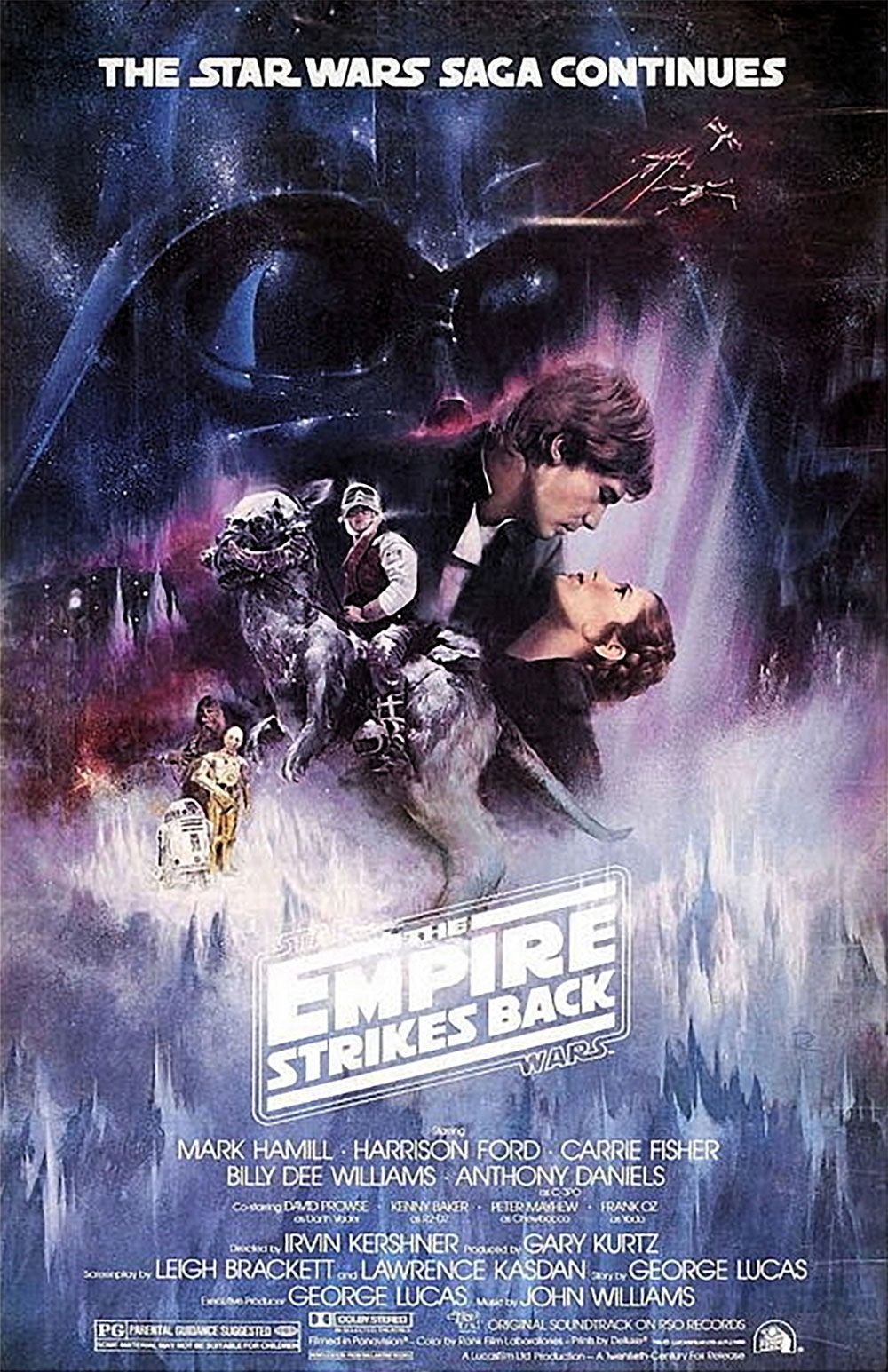 The original 1980s poster for Star Wars: The Empire Strikes Back