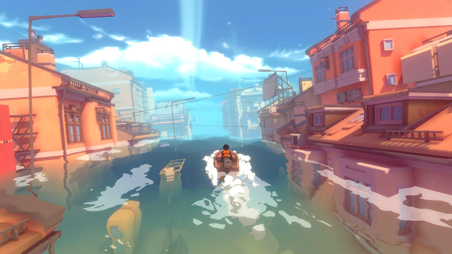 An official screenshot for Sea of Solitude