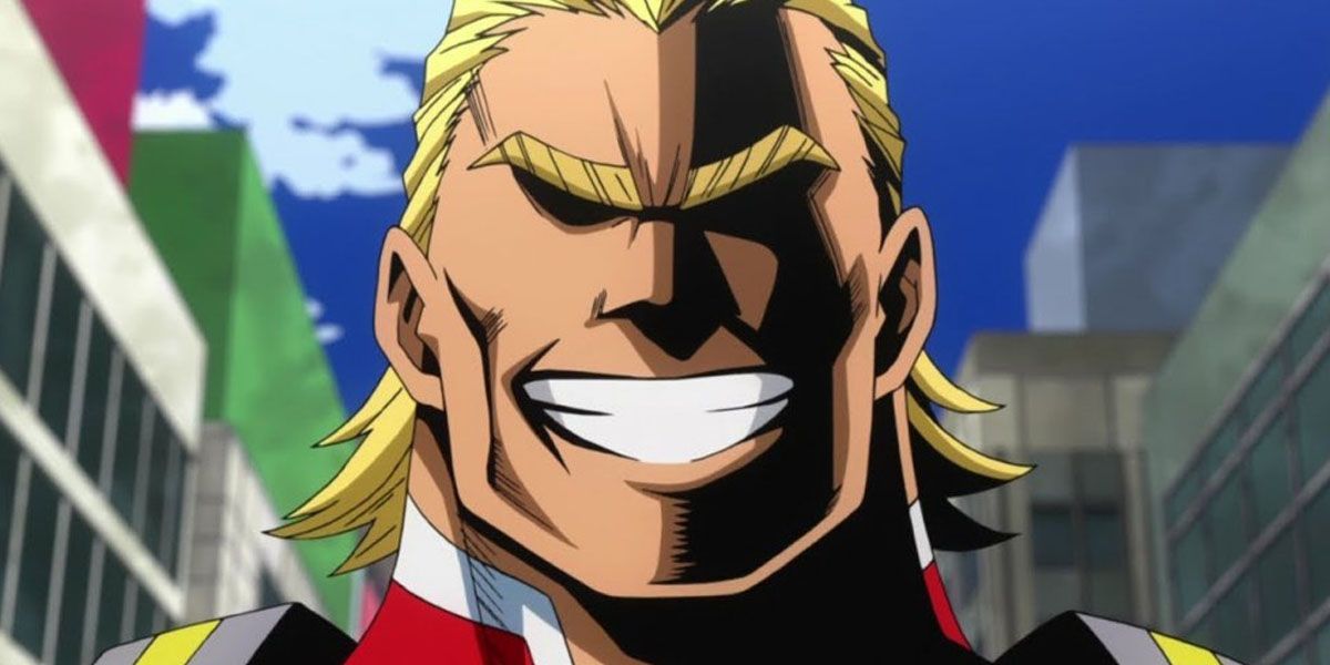 All Might smiling MHA